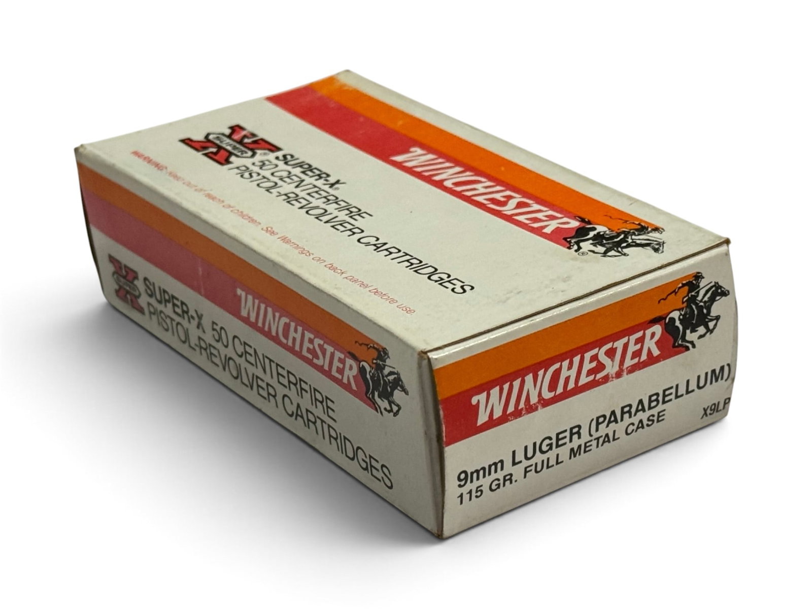 NIB 50rds. of 9mm LUGER (Parabellum) 115gr. FMC Winchester Super-X Ammunition - 4