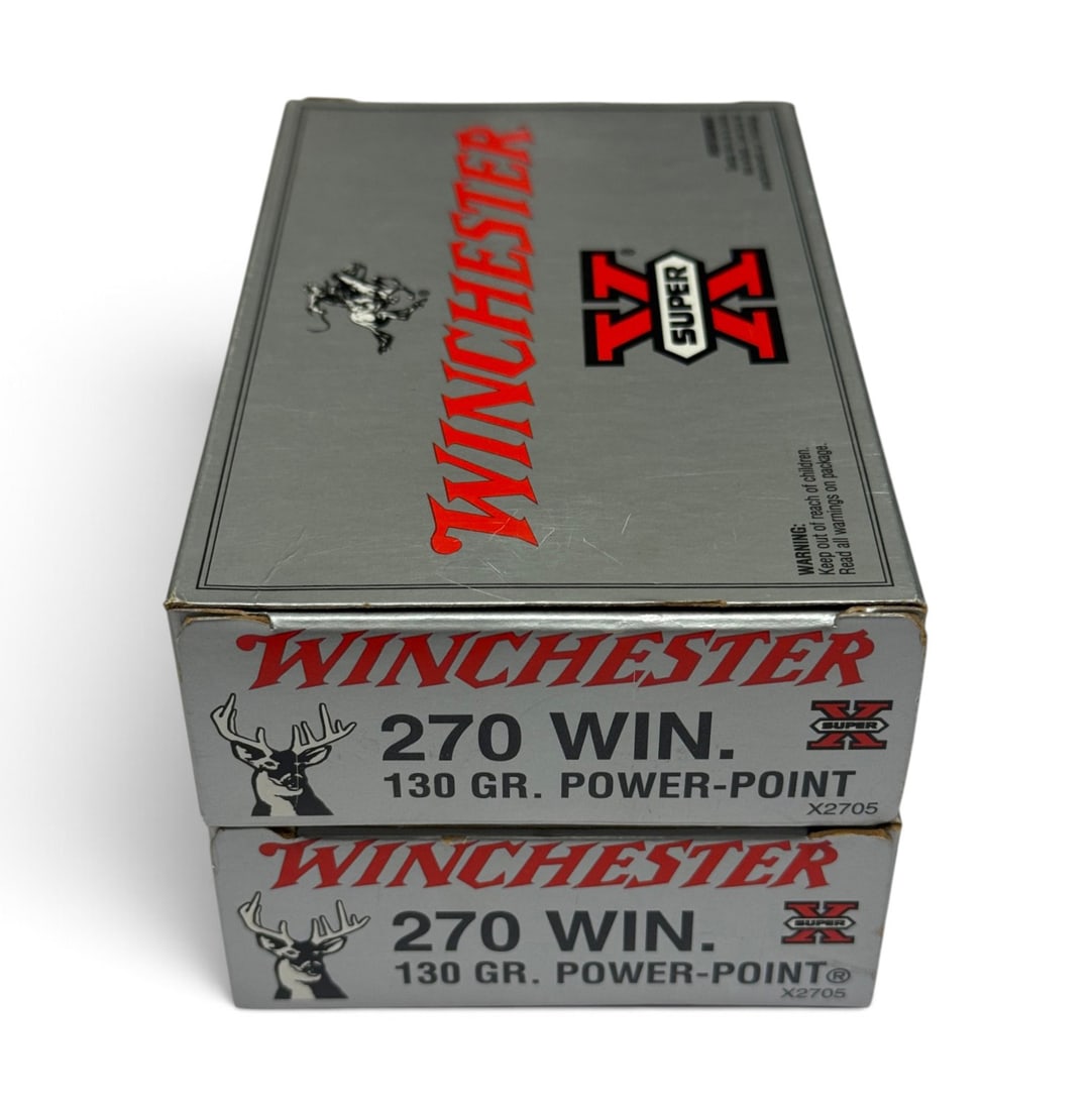 .270 WIN. Winchester Super-X Ammunition: See photo(s)