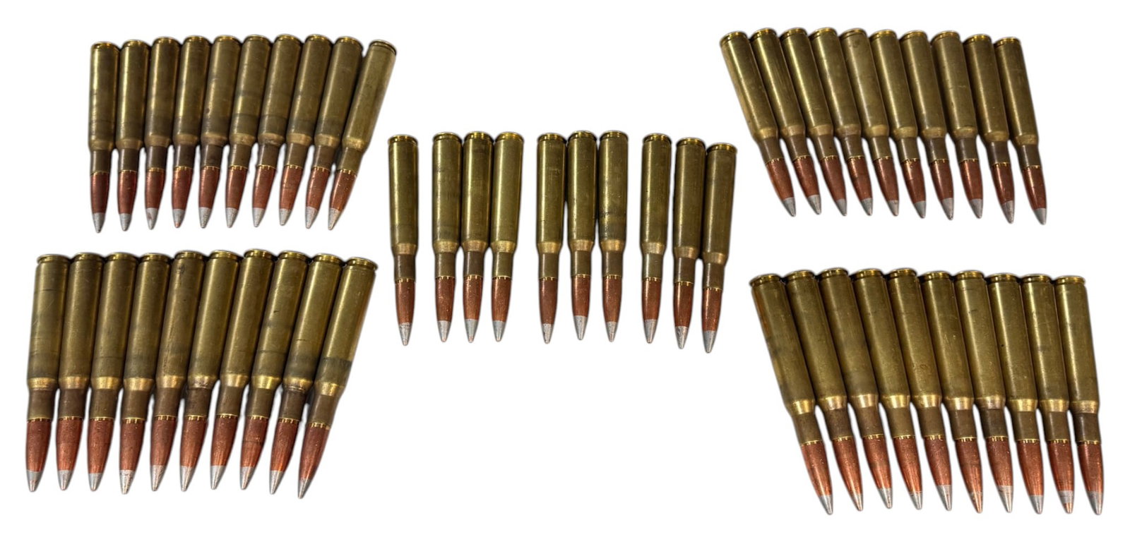 50rds. of .50 BMG M8 650gr. Reloaded Specialty Ammunition: M8 650gr. with 248grs. of Hodgdon H50BMG Powder