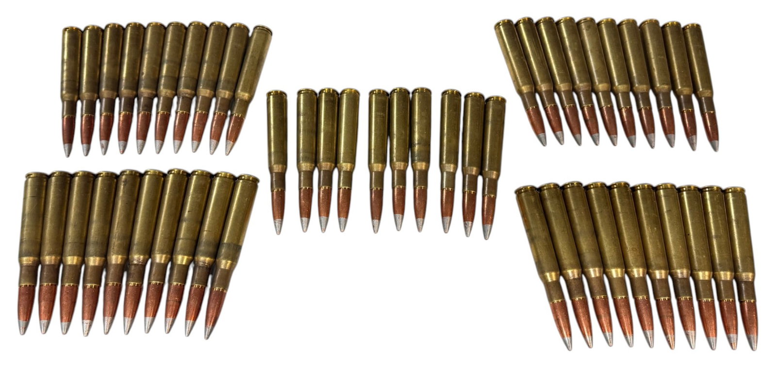 50rds. of .50 BMG M8 650gr. Reloaded Specialty Ammunition: M8 650gr. with 248grs. of Hodgdon H50BMG Powder