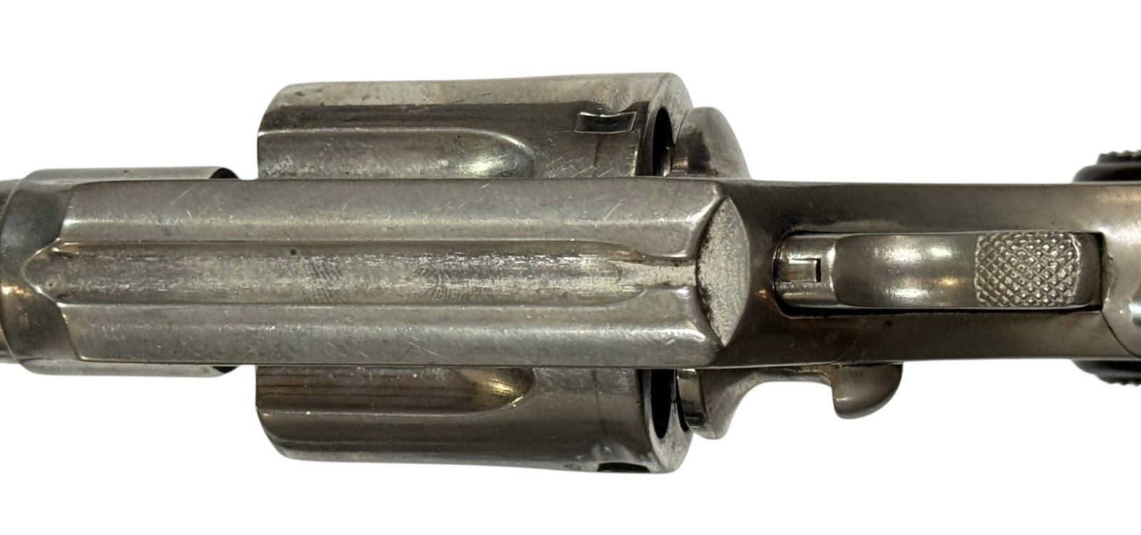 WWII 1943 US Colt Commando .38 SPECIAL Nickel Plated 4" Revolver - 12