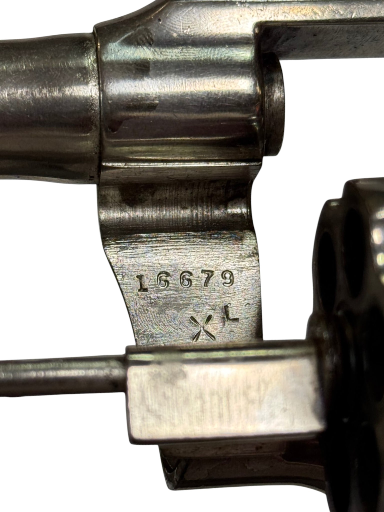 WWII 1943 US Colt Commando .38 SPECIAL Nickel Plated 4" Revolver - 13