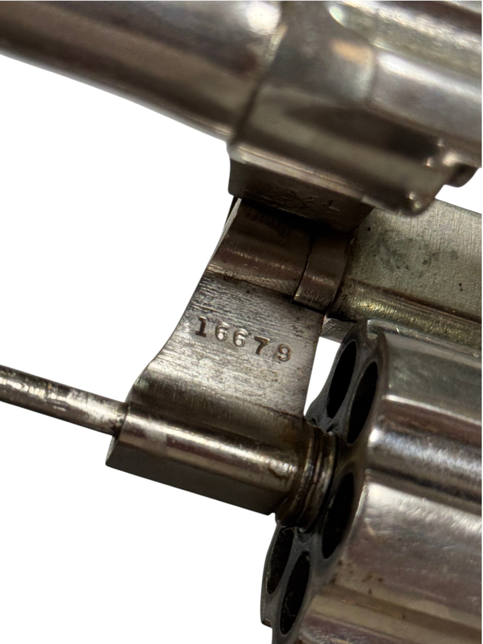 WWII 1943 US Colt Commando .38 SPECIAL Nickel Plated 4" Revolver - 14