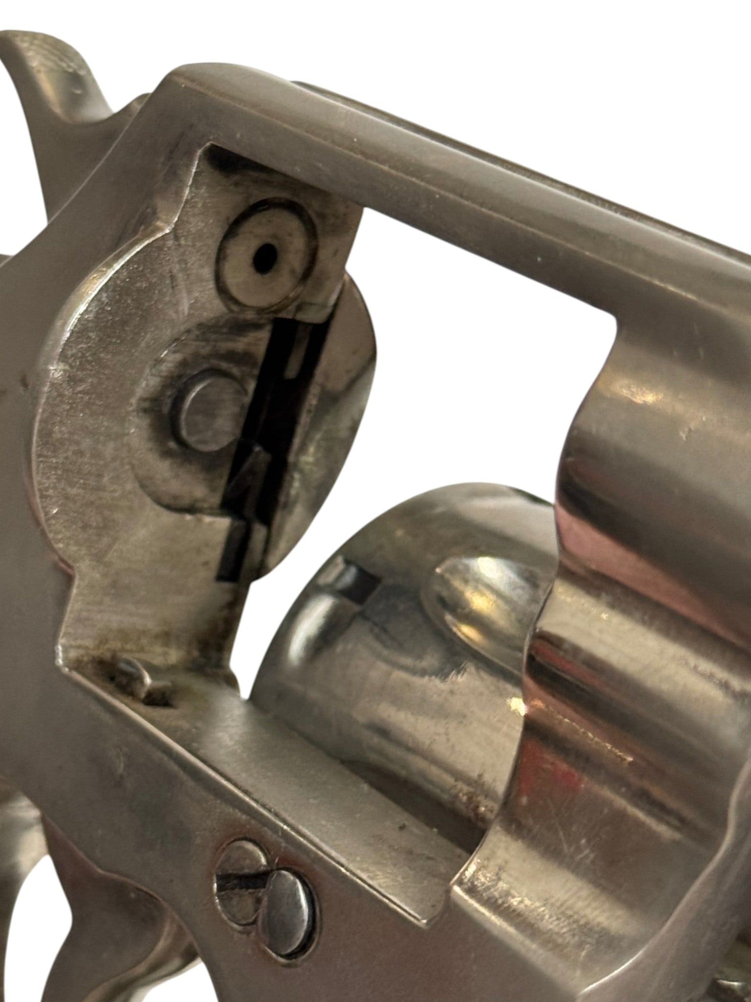 WWII 1943 US Colt Commando .38 SPECIAL Nickel Plated 4" Revolver - 16