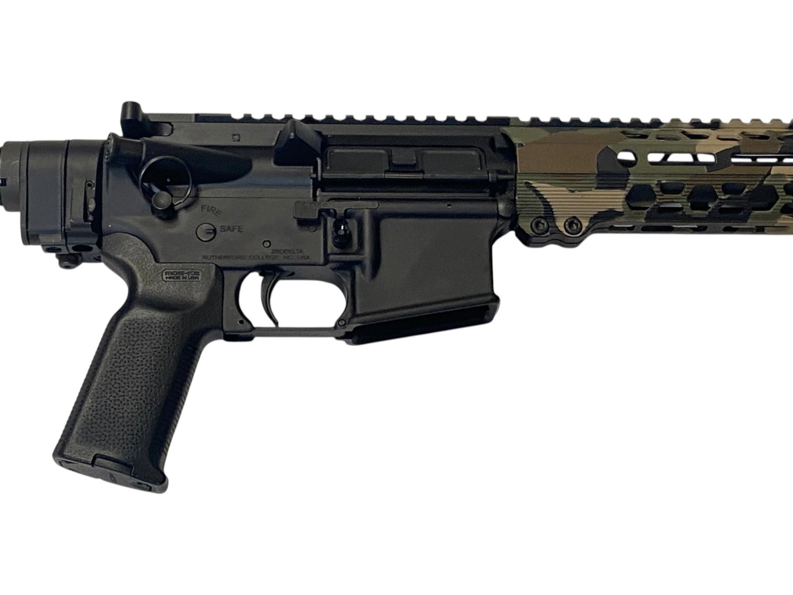 New ZRO Delta Ready-Series Semi-Automatic 5.56mm Folding Pistol w/ Flash Can - 10