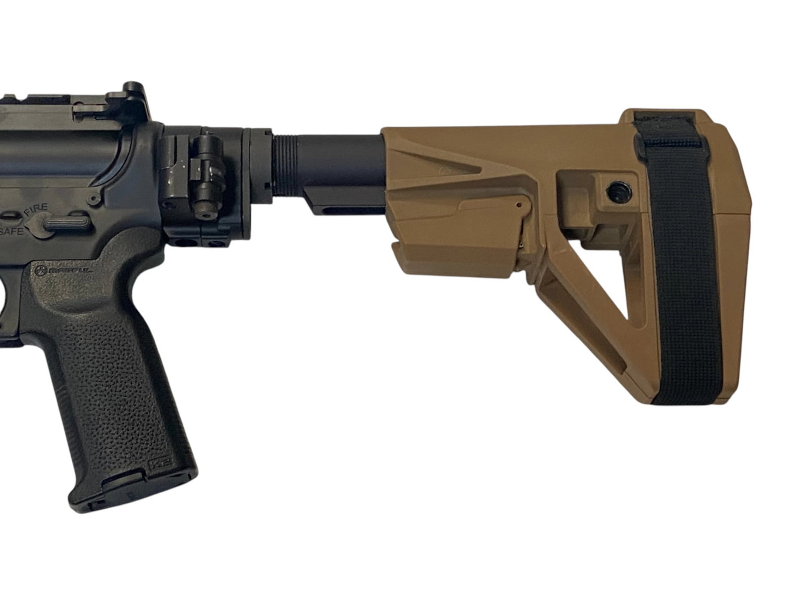 New ZRO Delta Ready-Series Semi-Automatic 5.56mm Folding Pistol w/ Flash Can - 4