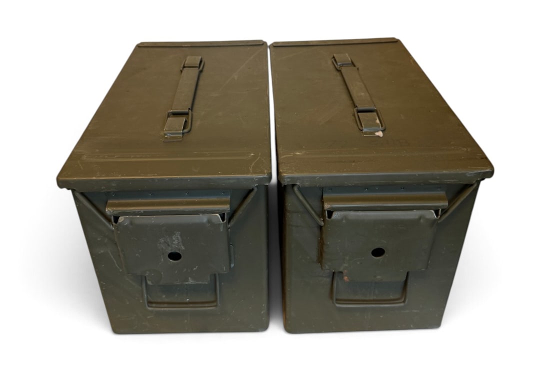 (2) Oversized X-Large Metal Ammunition Cans - Local Pickup Only (1 of 5)