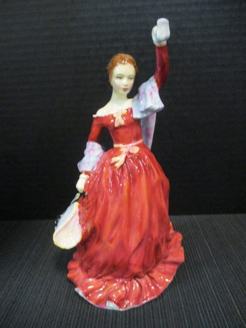 1996 Royal Doulton Hand Decorated Bone China "Fond Farewell" Figure: 8 3/8"h, HN 3815