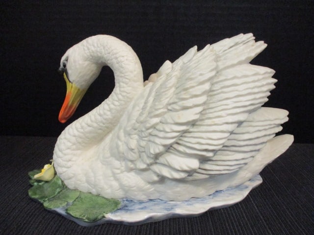 1998 Boehm "Swan Family Female" Porcelain Figure - 4