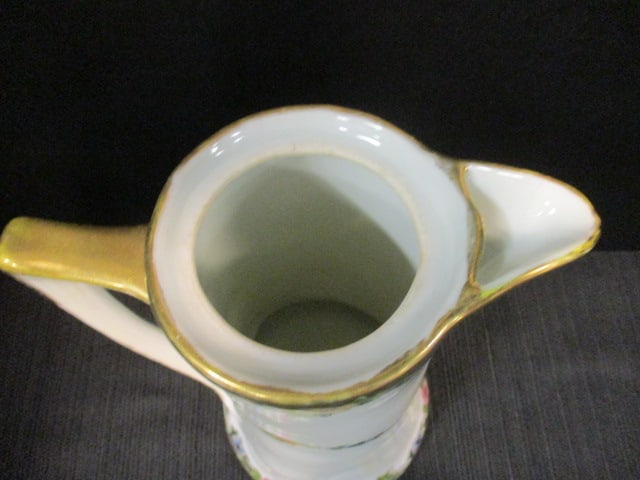 Vintage Handpainted Nippon Porcelain Chocolate/Coffee Pot - 6
