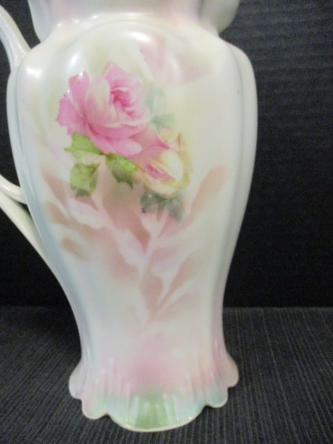 Vintage RS Prussia Handpainted Porcelain Coffee Pot - 2