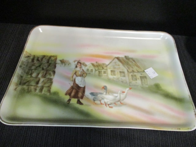 Vintage Royal Bayreuth Bavaria Handpainted Porcelain 3 Piece Vanity Set - 6