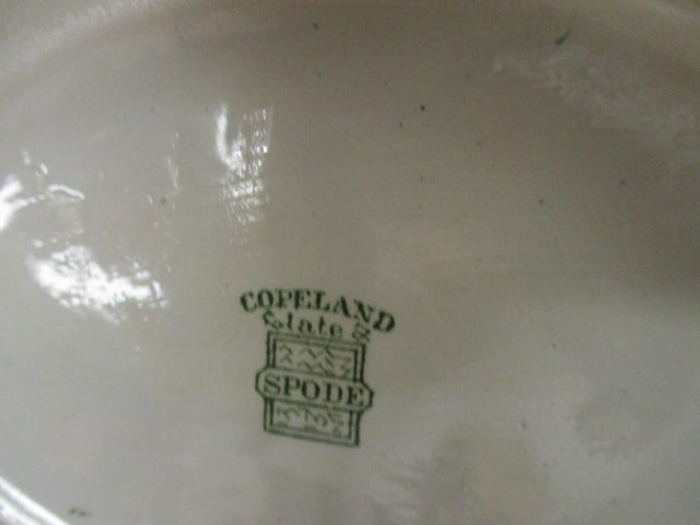 Set of Antique Copeland Late Spode Aesthetic Movement Polychrome Transferware Lidded Urn Vase - 6