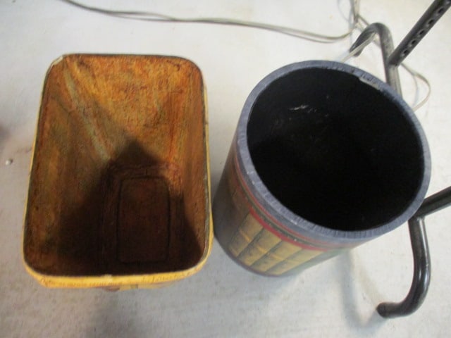 Two Decorative Wastebaskets - 2