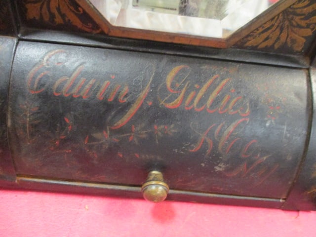 Antique Victorian General Store Rotating Tea Dispenser/Tea Bin with Beveled Mirror and - 3
