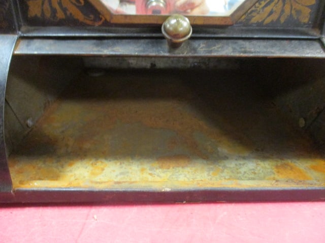 Antique Victorian General Store Rotating Tea Dispenser/Tea Bin with Beveled Mirror and - 4