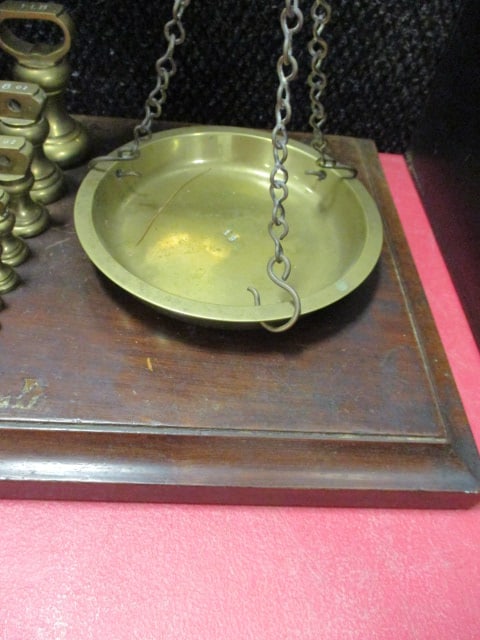 Antique W&T Avery Ltd. No. 12 Brass Balance Beam Scale - 2