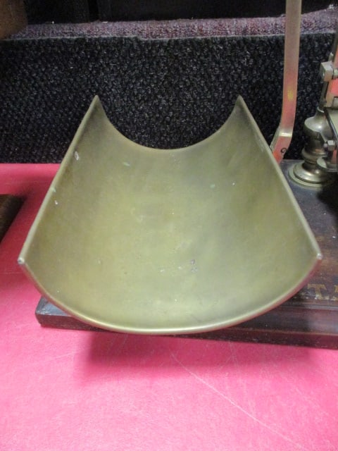 Antique W&T Avery Ltd. No. 12 Brass Balance Beam Scale - 3