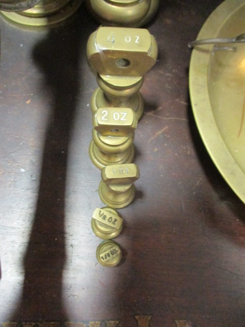 Antique W&T Avery Ltd. No. 12 Brass Balance Beam Scale - 7