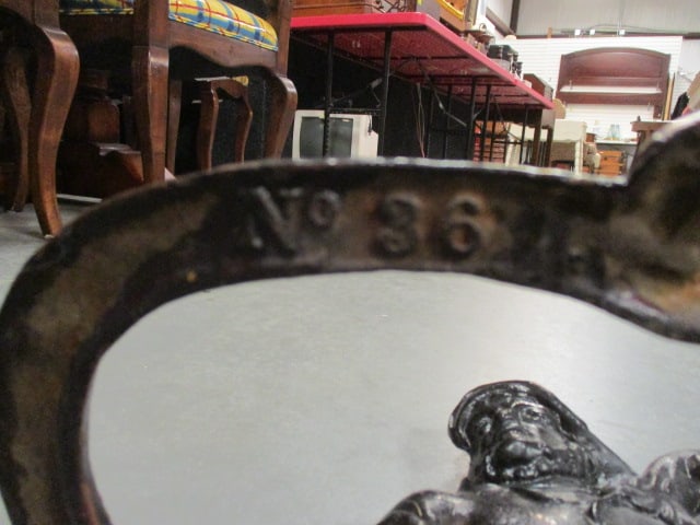 Antique 1840 Scottish Cast Iron Nautical Fisherman Figural Umbrella Stand - 11