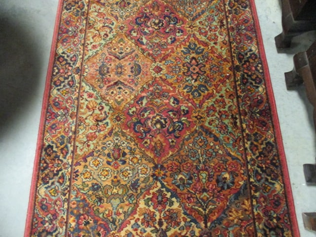 Karastan Panel Kirman Multicolor Wool Runner - 3