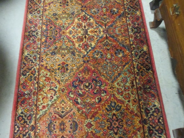 Karastan Panel Kirman Multicolor Wool Runner - 4