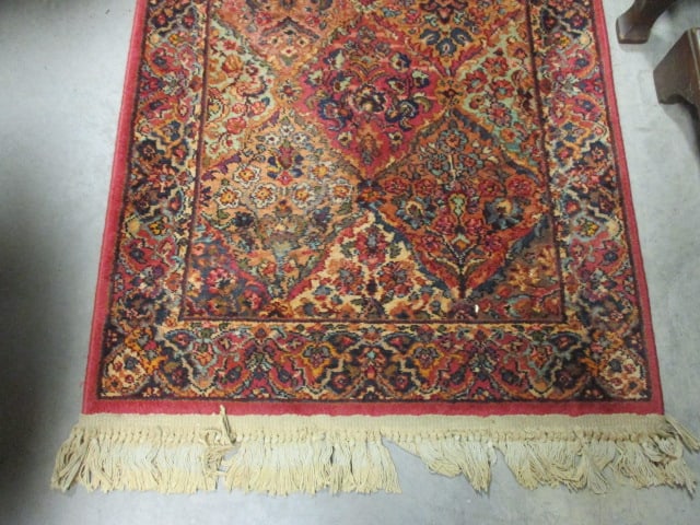 Karastan Panel Kirman Multicolor Wool Runner - 5