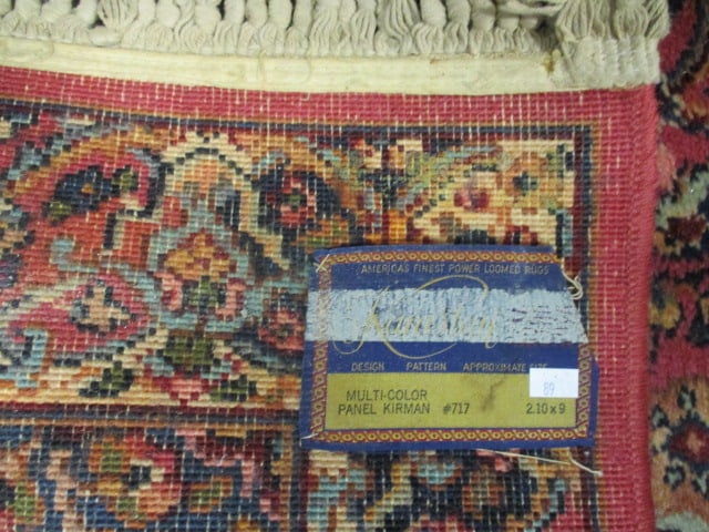 Karastan Panel Kirman Multicolor Wool Runner - 6