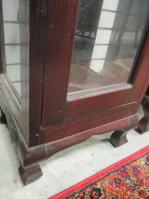 Vintage Arts & Craft Style Bookcase Display Cabinet - 2