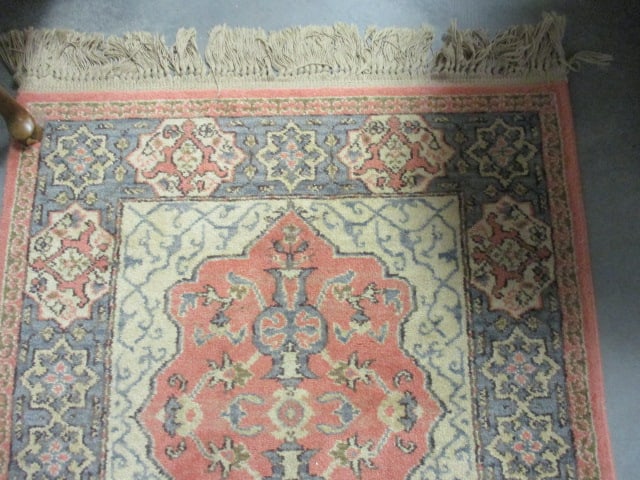 Karastan Bergama Design Wool Scatter Rug - 2
