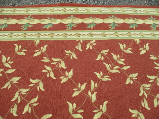 Lacey-Champion Carpets Hand Tufted Needlepoint Style 100% Wool Room Size Carpet/Rug - 3