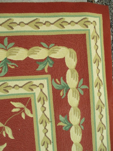 Lacey-Champion Carpets Hand Tufted Needlepoint Style 100% Wool Room Size Carpet/Rug - 6
