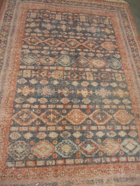 Opal House Rose/Blue Distressed Persian Style Area Rug - 3