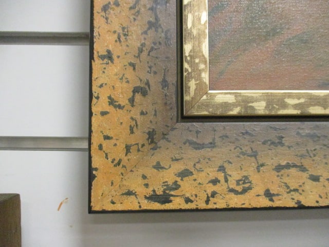 Betty Foy Sandere Artist Signed Earth Tone Abstract Canvas Painting with Textured Brushwork - 5