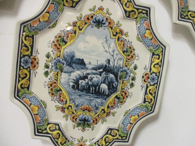 Four Vivaldi Series "The Four Seasons" Limited Edition Collector Delft Plaques - 3