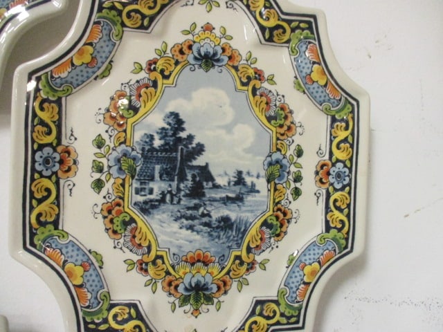 Four Vivaldi Series "The Four Seasons" Limited Edition Collector Delft Plaques - 5