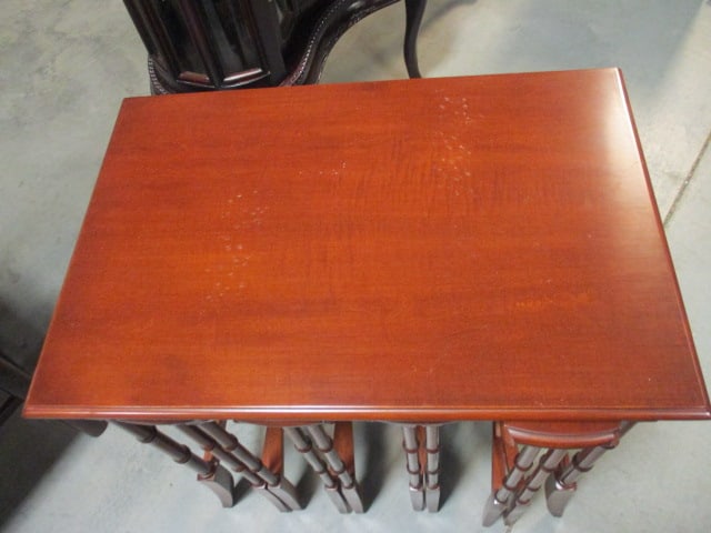 Mahogany Quartetto Nesting Table Set - 10