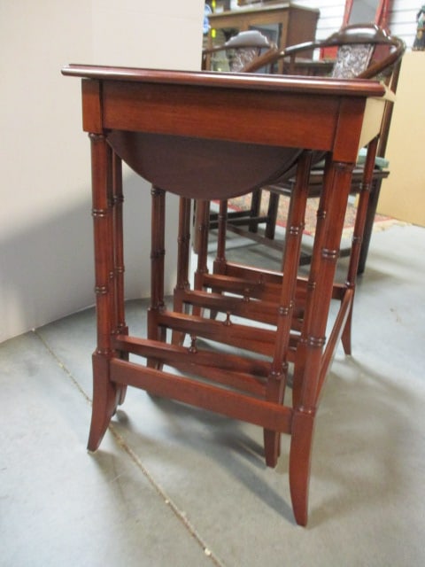Mahogany Quartetto Nesting Table Set - 8