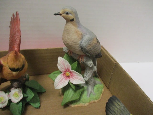 Six Lenox Fine Porcelain Bird Figurines - 2