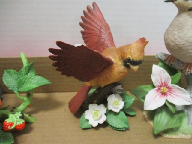 Six Lenox Fine Porcelain Bird Figurines - 3
