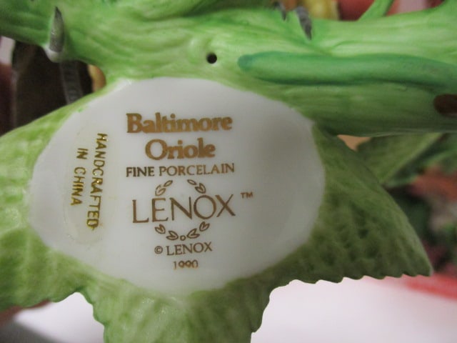Six Lenox Fine Porcelain Bird Figurines - 8