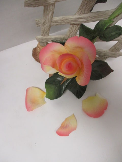 1995 Boehm Limited Edition "Indigo Bunting with Rose on Trellis" Porcelain Figure - 3