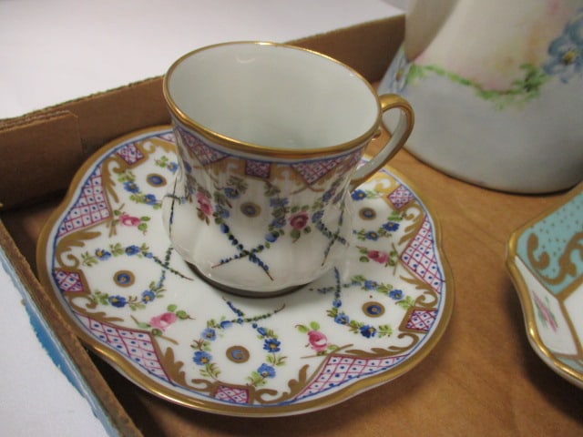Vintage Handpainted Porcelain Wares - 3