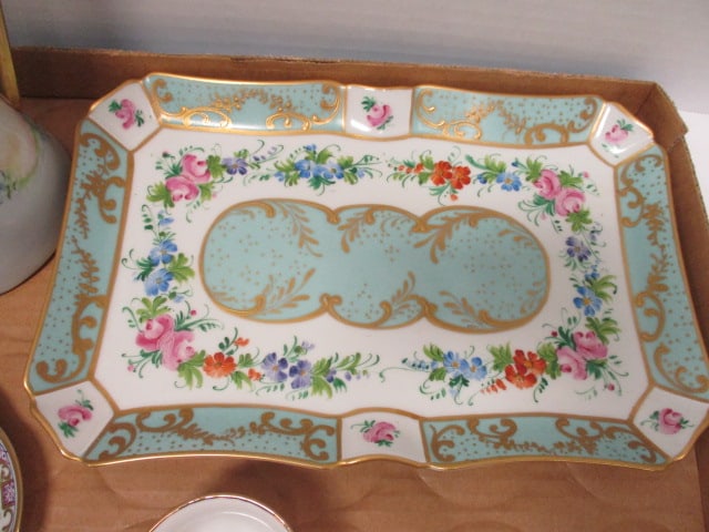 Vintage Handpainted Porcelain Wares - 6