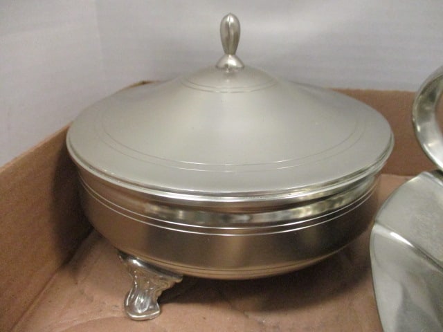Pewter Grouping-Tankard, Covered Dish, Sauce Boat, Bowl, Butter/Sauce Pan, Julep Cup, etc. - 2