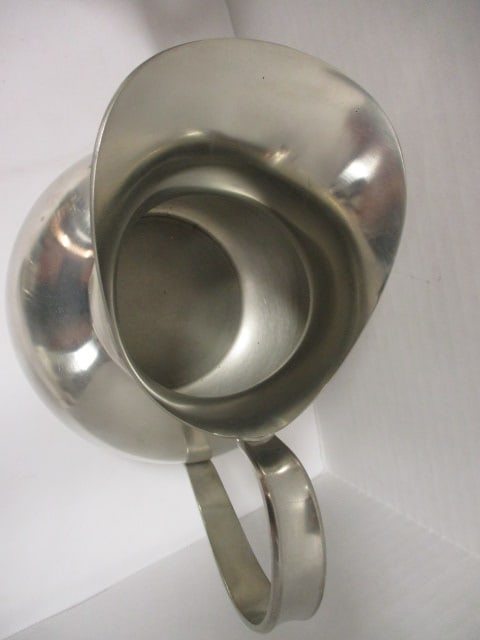 Pewter Pitchers and Creamer - 7