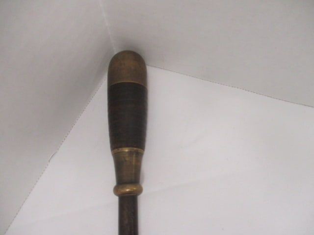 Hand Forged Iron and Steel Fireplace Ash Shovel with Brass Handle - 3