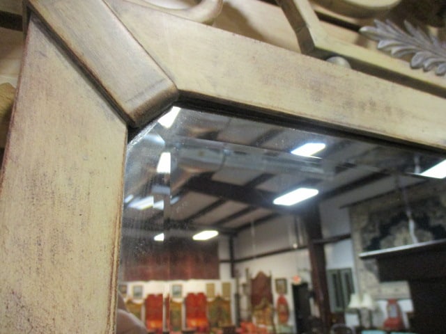 Fine Arts Lamps Co. French Provencial Style Wrought Iron Candelabra Beveled Mirror - 11