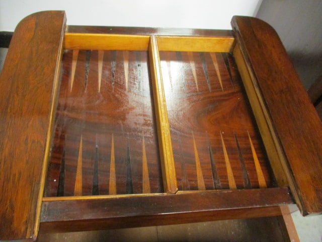 19th Century Regency Style Mahogany Sewing and Games Table - 10