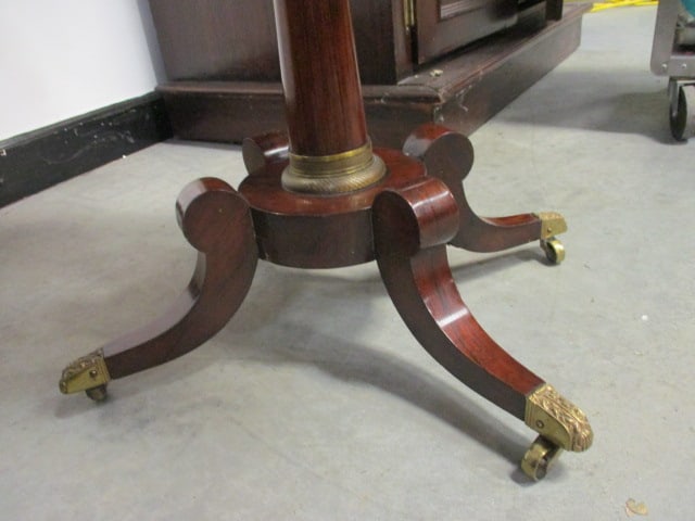 19th Century Regency Style Mahogany Sewing and Games Table - 7